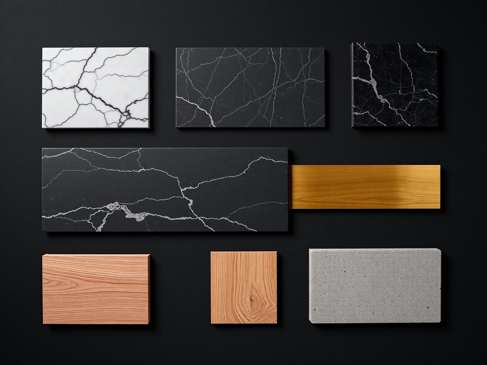 Amostras de materiais premium DAKA